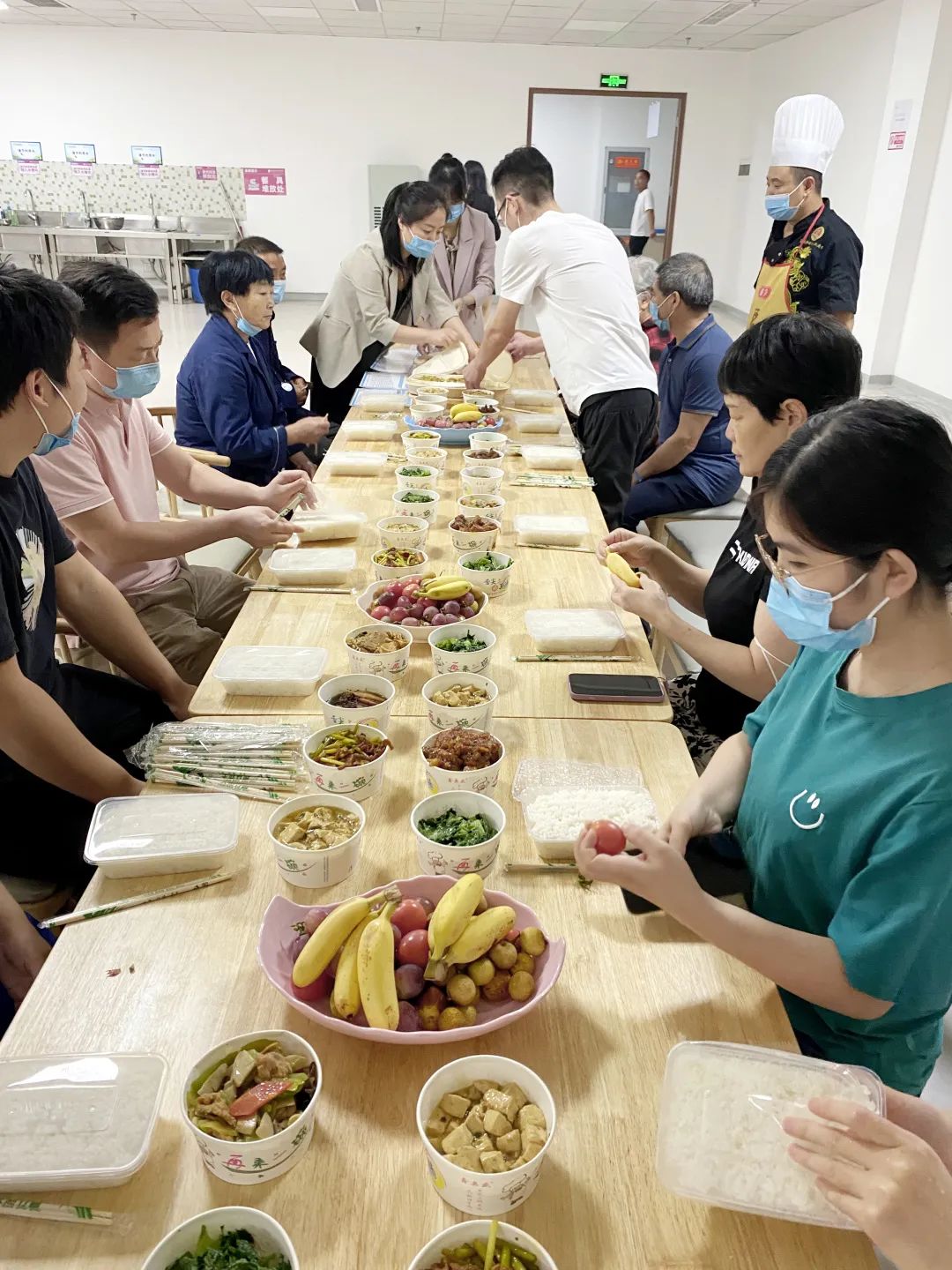 绵阳顾连康复医院营养餐品评现场 绵阳顾连康复医院营养餐品评现场