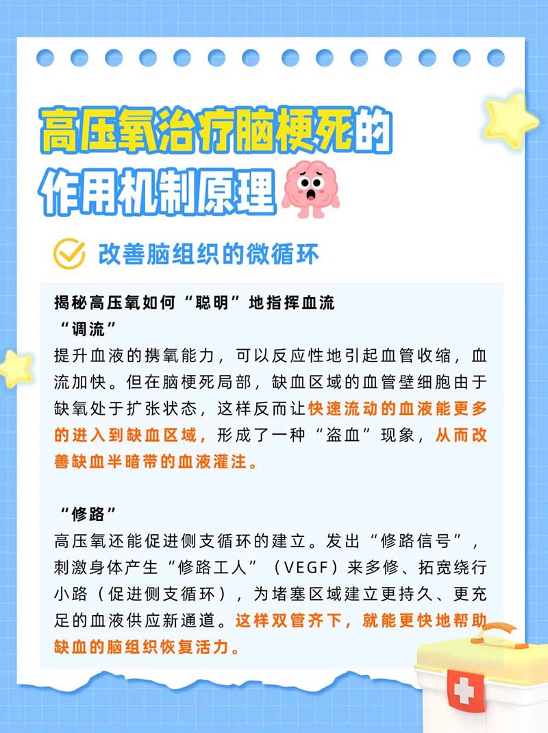 为什么说脑梗患者康复离不开高压氧
