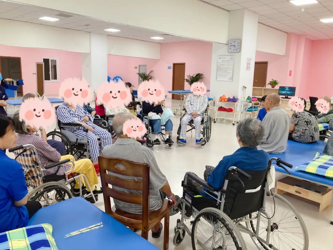 绵阳顾连康复医院老年人活动现场 绵阳顾连康复医院老年人活动现场